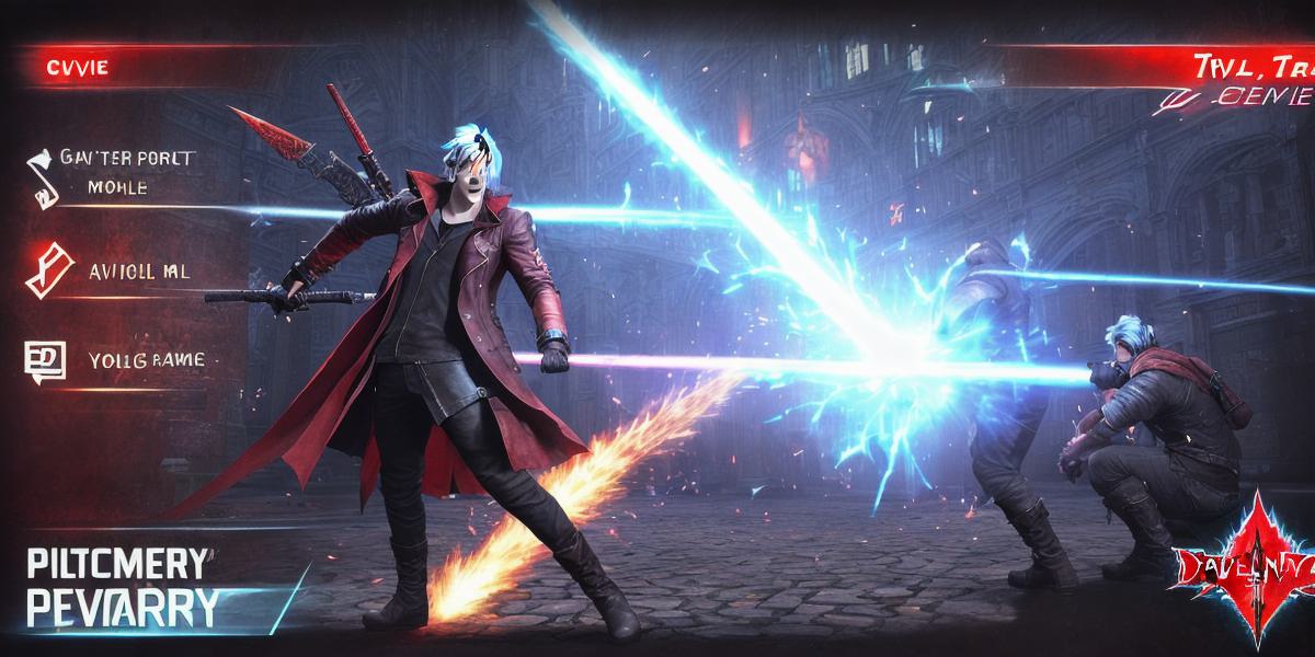 What are the features and gameplay mechanics of the Devil May Cry Mobile 9 game