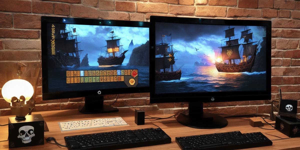 What are the risks and consequences of using pirate software in game development